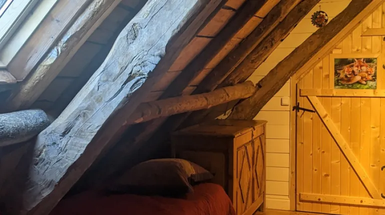Single bed room Grange de Bâa Hautes Pyrénées