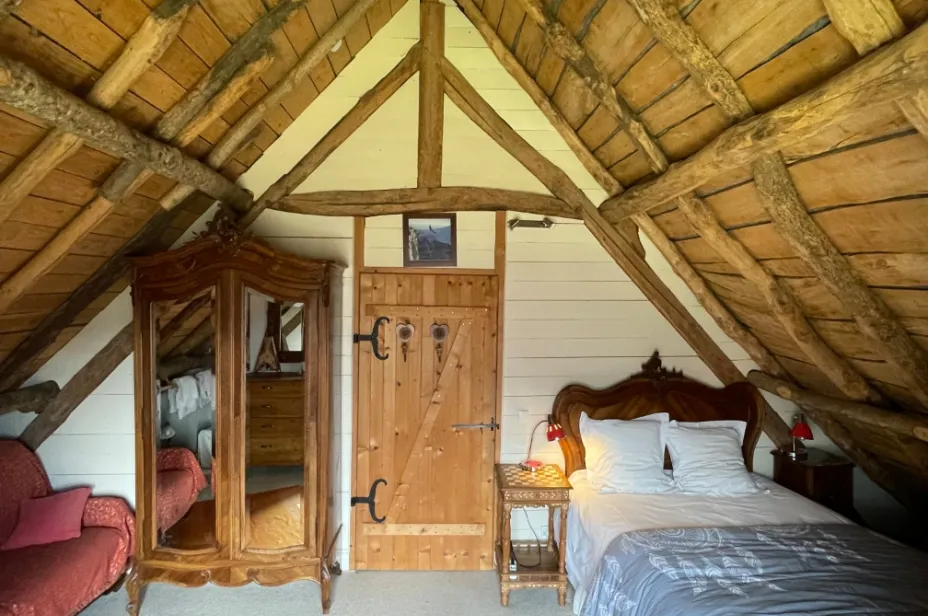 Chambre avec lits une personne Grange de Bâa Hautes Pyrénées